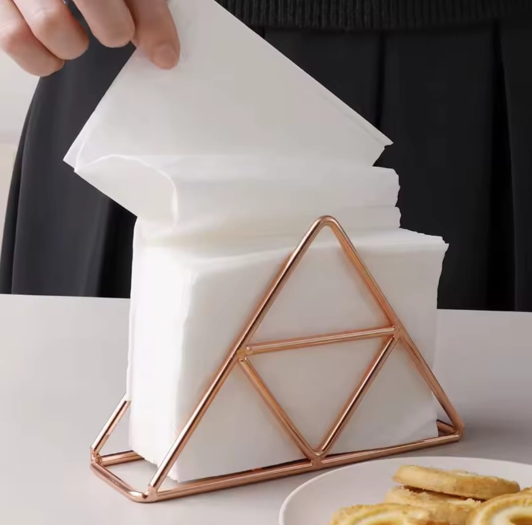 Modern Metallic Napkin Holder