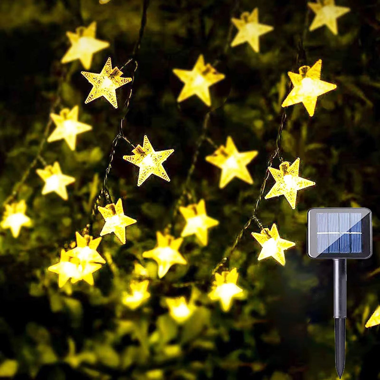 Solar powered outdoor star light