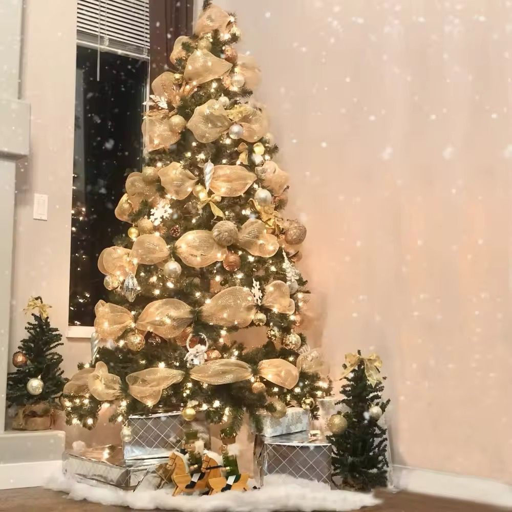 Christmas Ribbon Mesh Tulle Roll for Tree Decoration and Home Christmas Decor Kenya