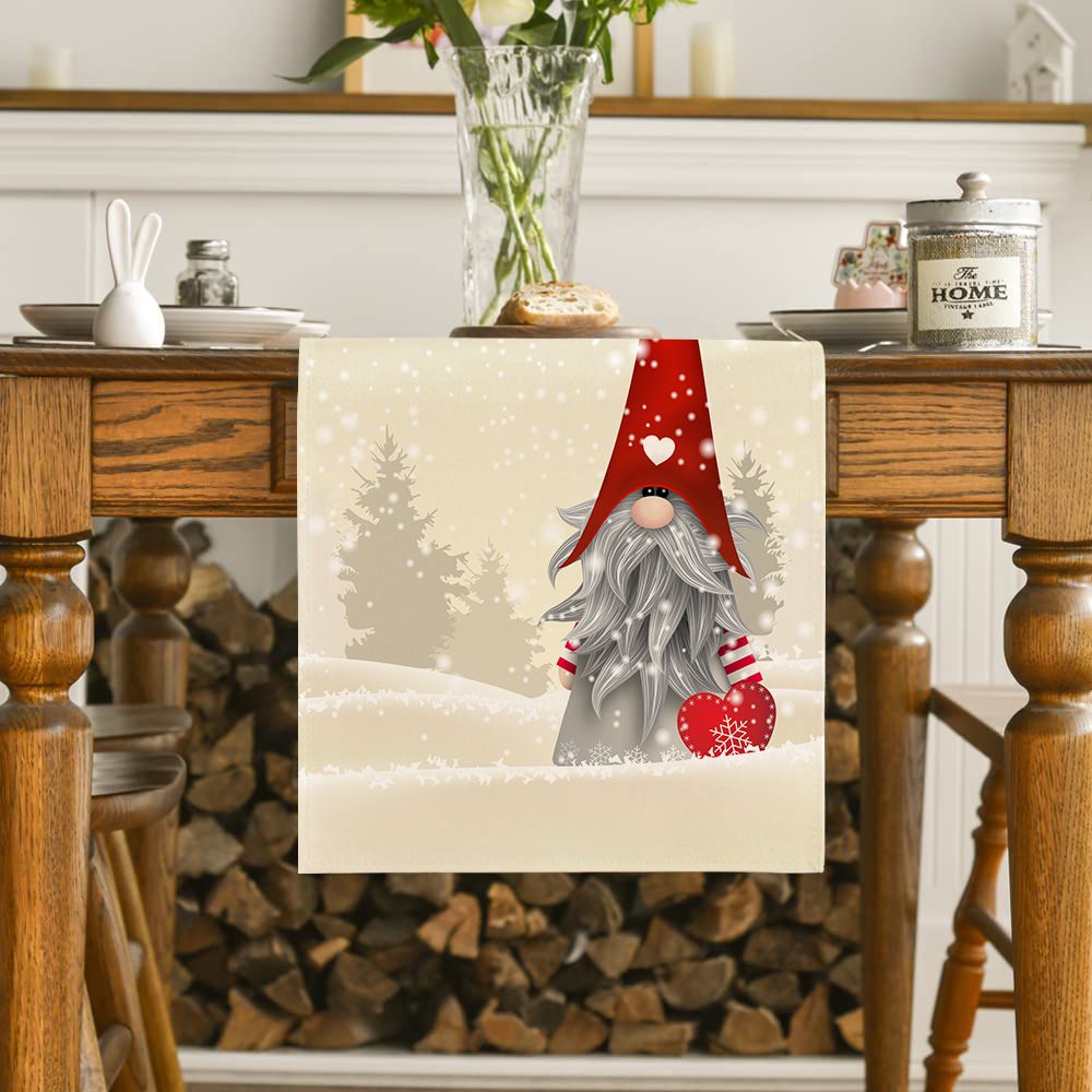 Christmas Table Runner Snowman Gnome