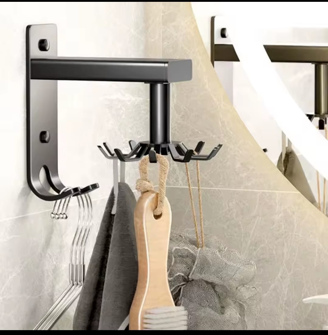 Rotating Wall-Mounted Hanger Rack