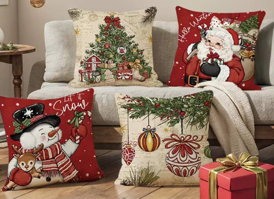 Christmas Pillow Cases in Kenya | Festive Cushion Covers for Holiday Home Decoration