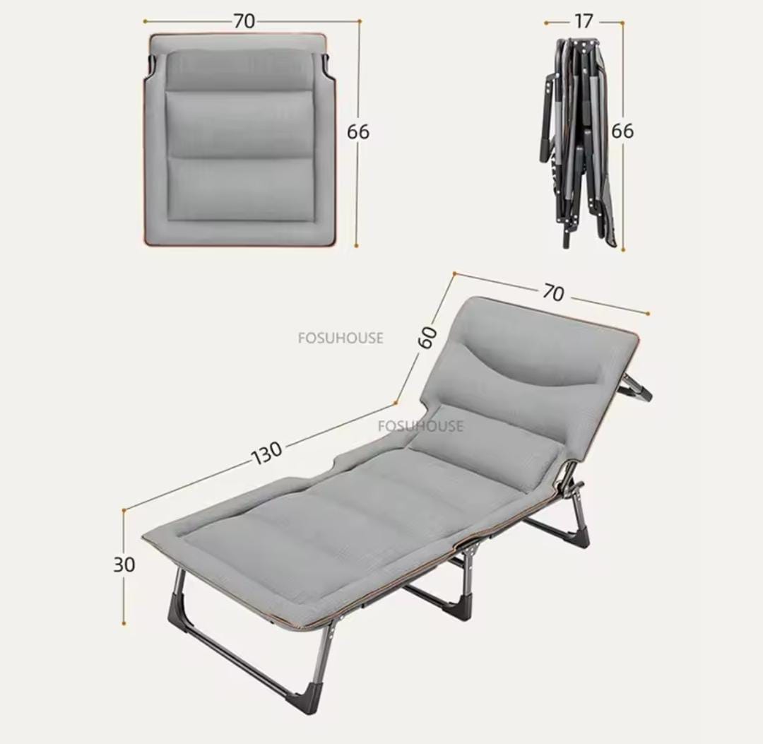 Simple outdoor folding bed