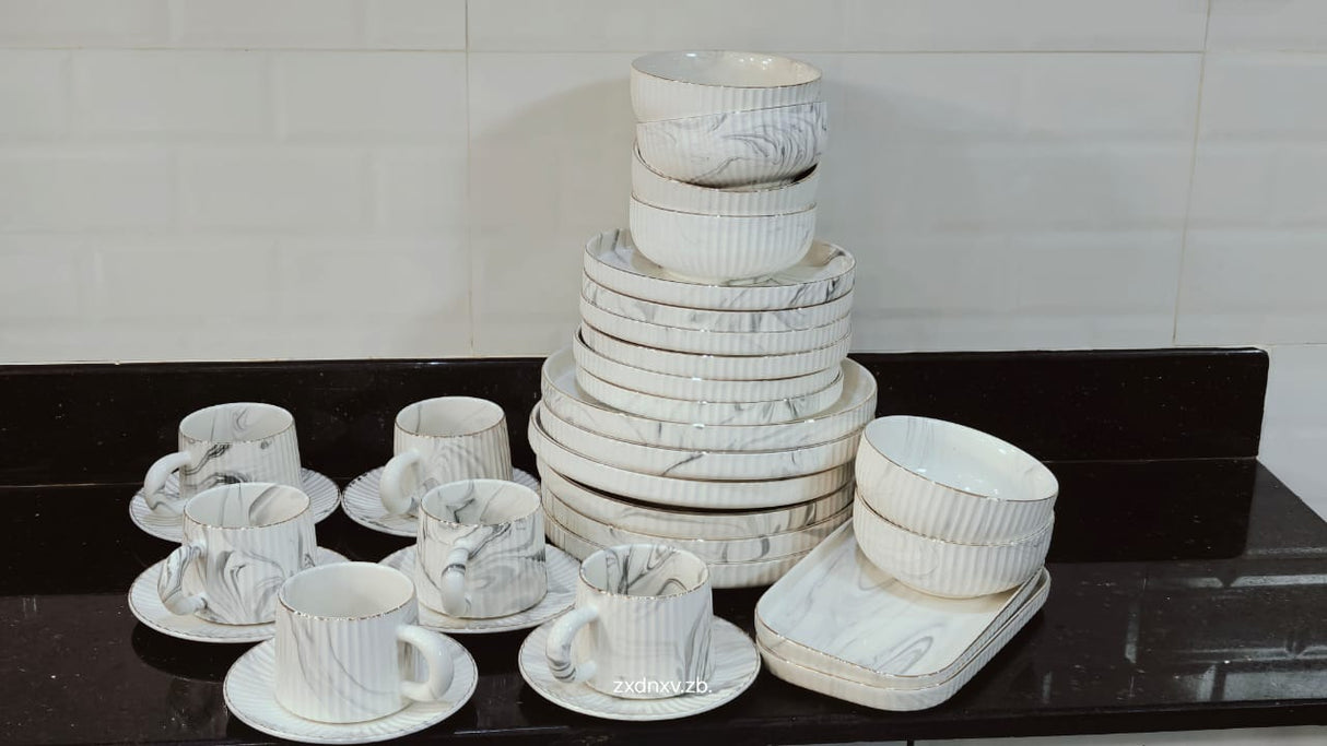 Elegant European Porcelain Dinner set