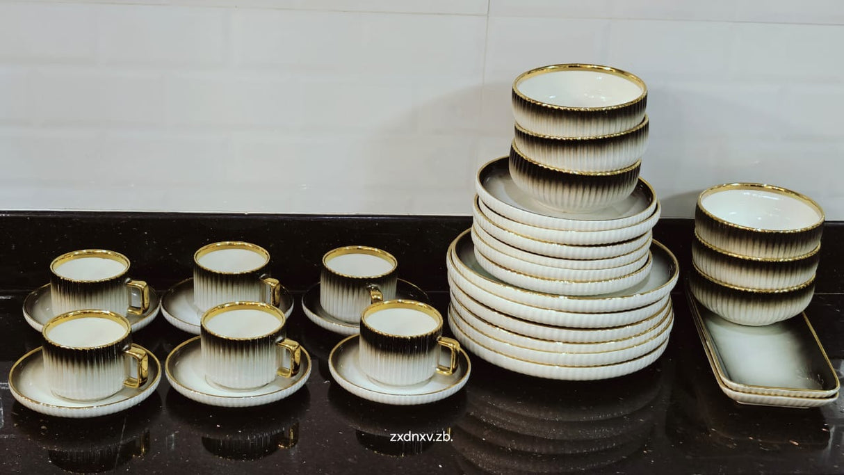 Elegant European Porcelain Dinner set