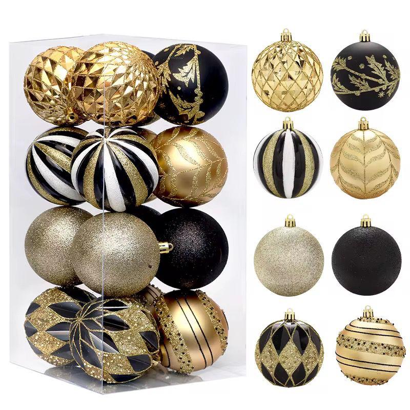 16 Pieces Christmas Tree Balls Set for Home and Office Decorations