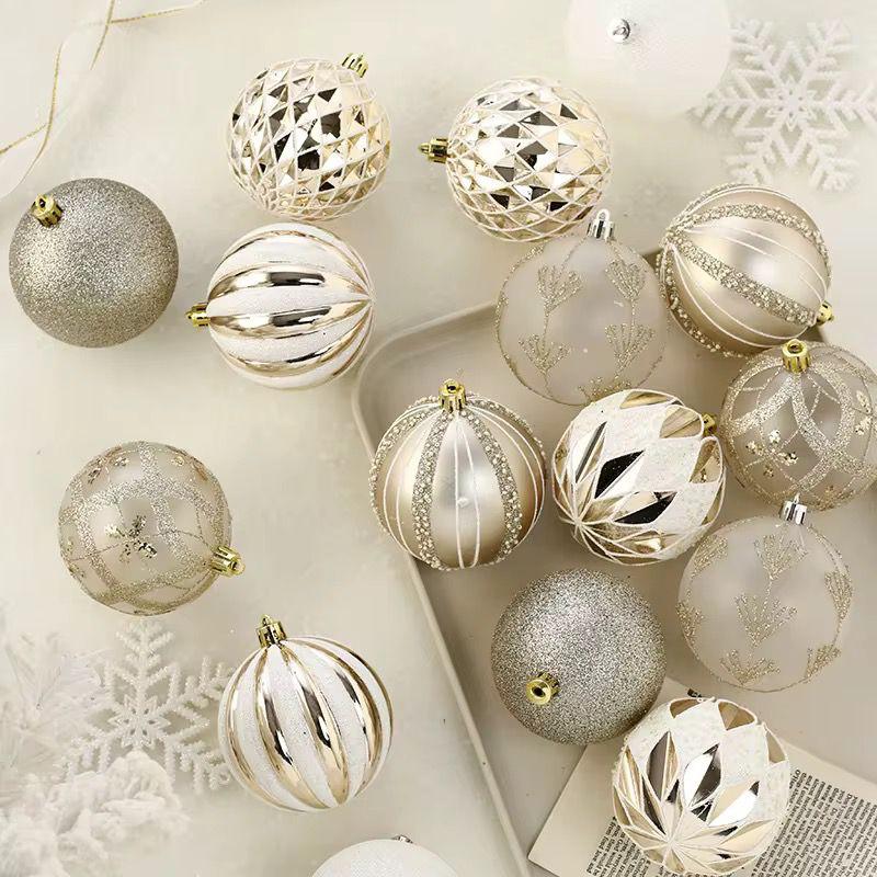 16 Pieces Christmas Tree Balls Set for Home and Office Decorations