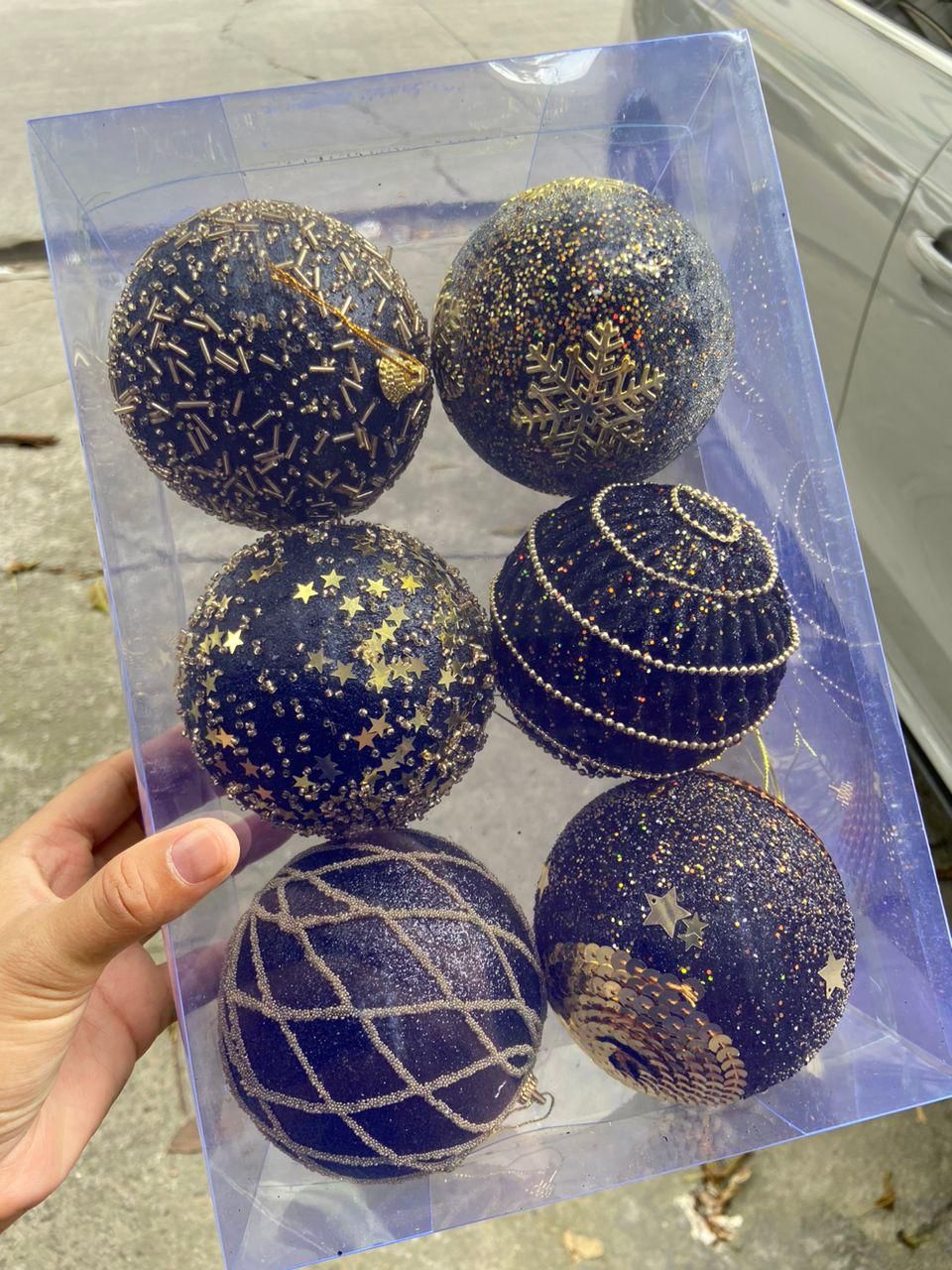 6pc Big size luxe decor balls