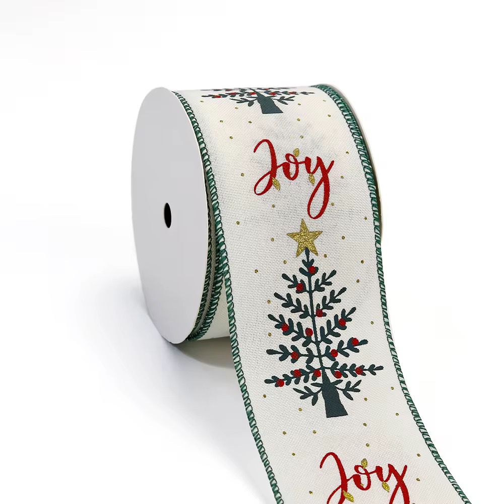 Christmas Gift Wrapping Floral Ribbon Decorations Kenya | Festive Gift Packing Ribbon 6cm x 200cm