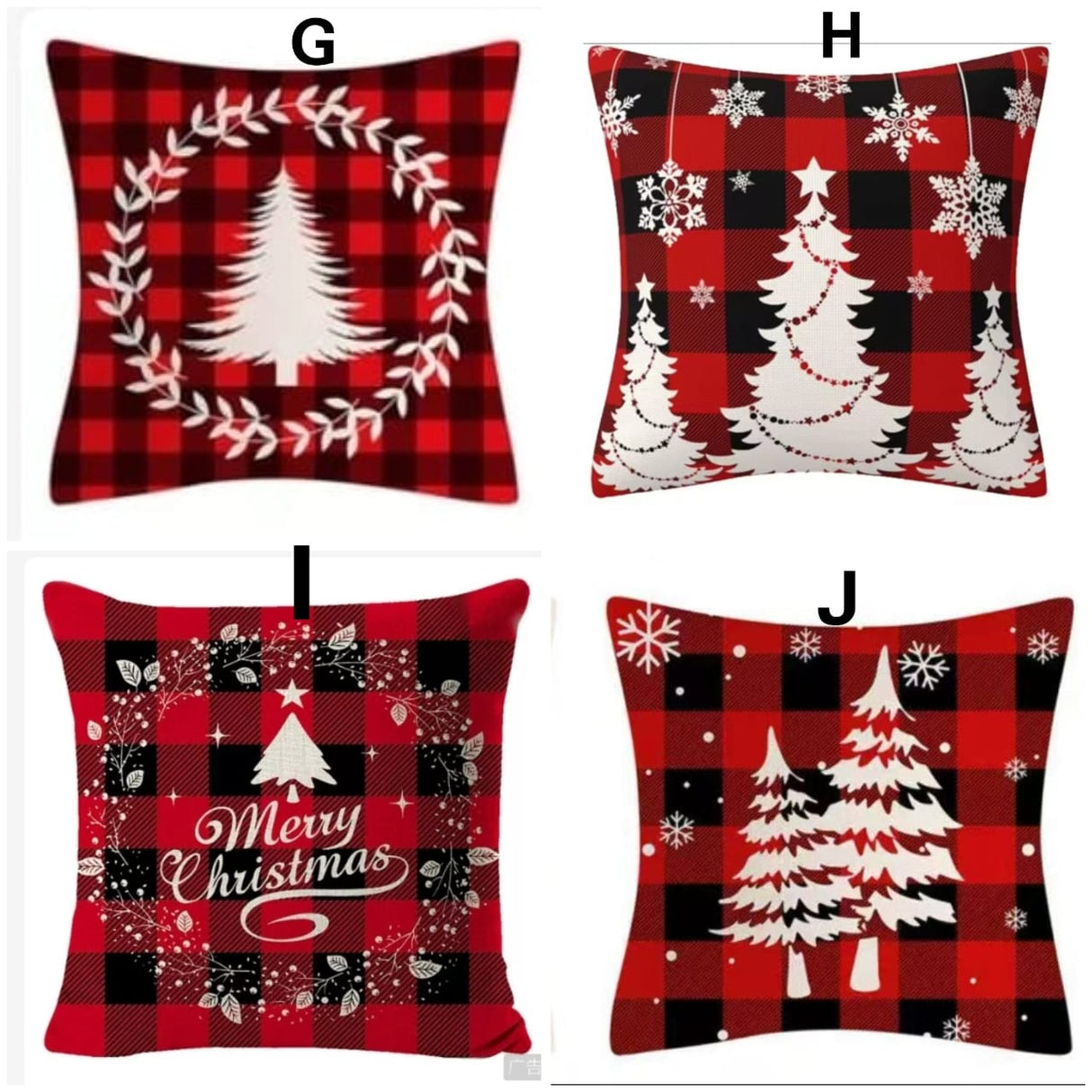 *Decorative Christmas Throw Pillow Covers