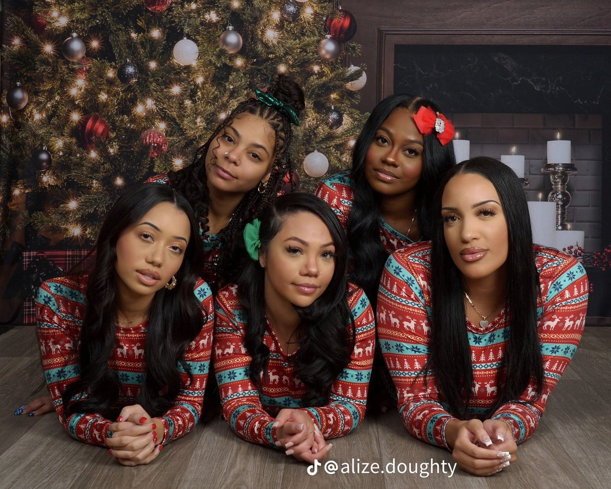 Family matching Christmas pajama sets