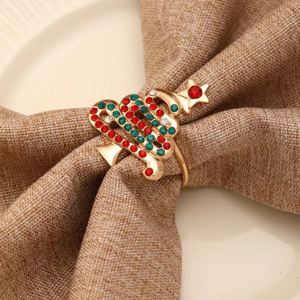 High-end Christmas Rhinestone napkin ring