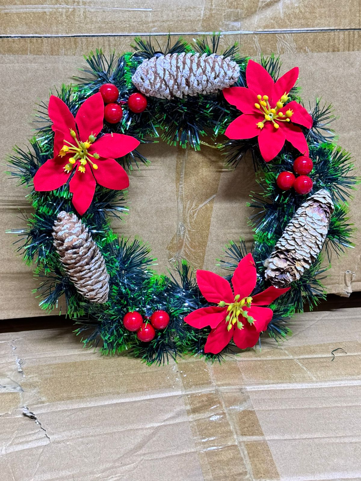 25CM Christmas Wreath for Front Door