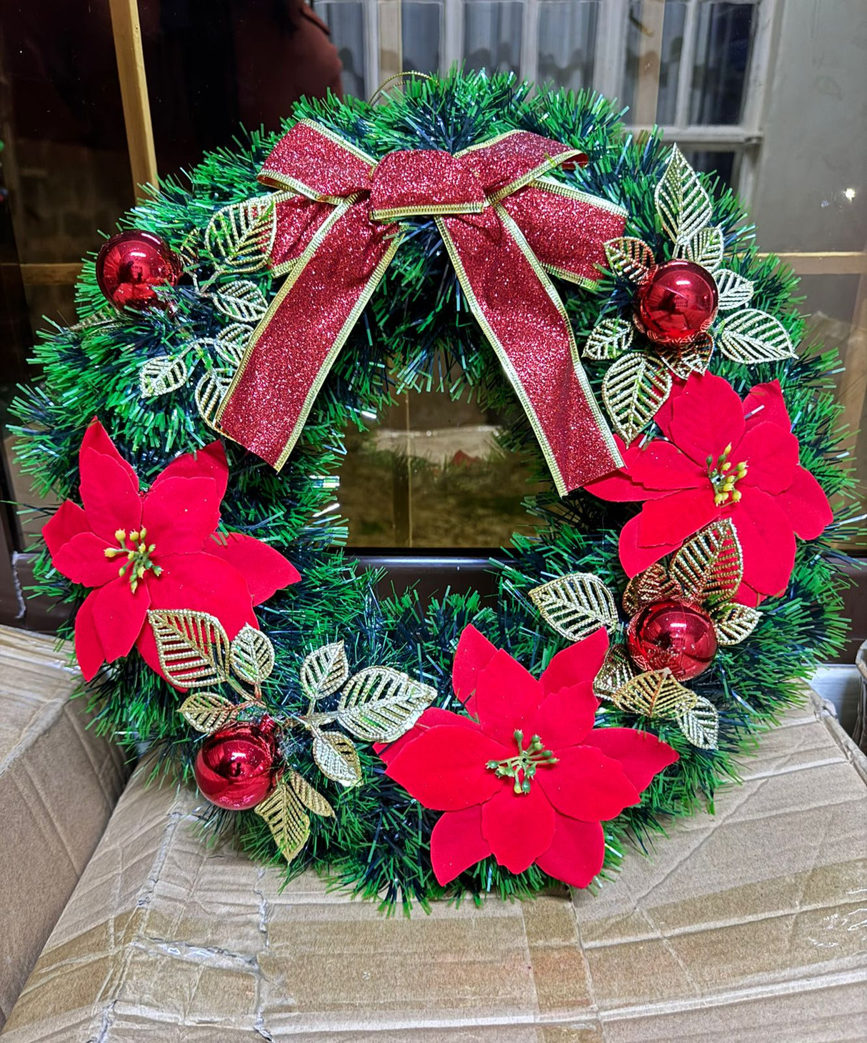 *40CM Christmas Wreath for Front Door
