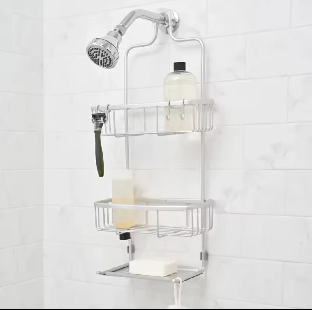 Partitioned bathroom/wall hanging shower candy