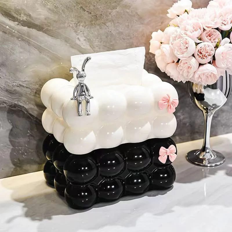 Luxurious Bubble Tissue Box /Serviette Holder