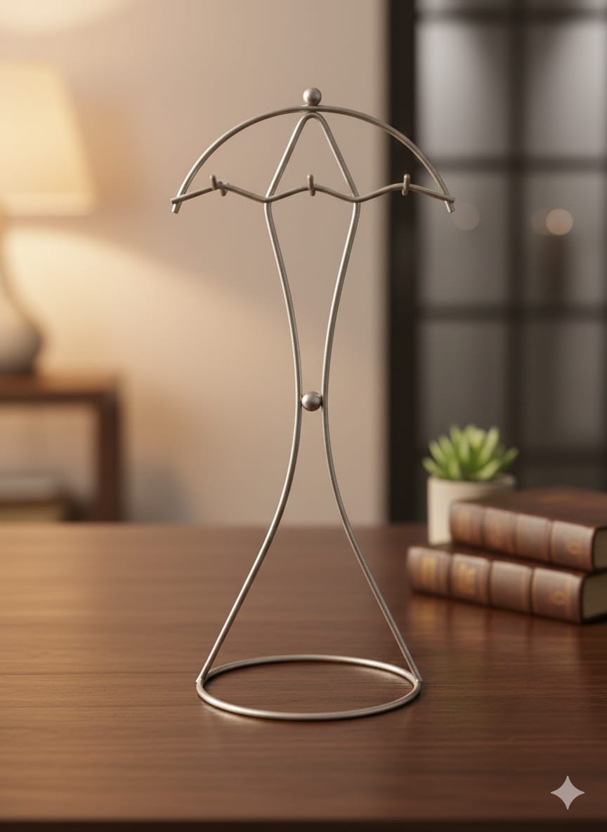 Stainless steel serving spoon rack