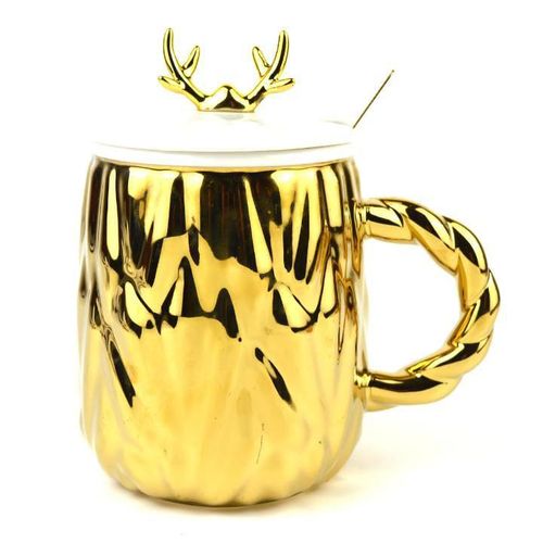 Nordic ceramic Sugardish/Cup With Cover With Anters*