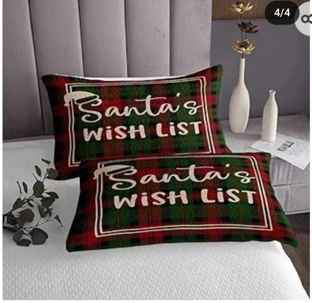 Medium Size Christmas themed pillow cases