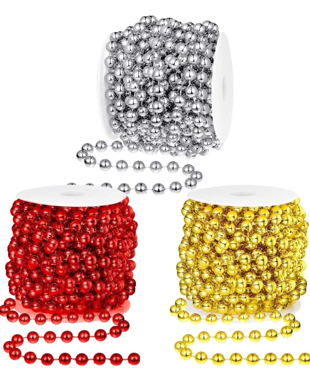 Christmas Tree Beads Garlan