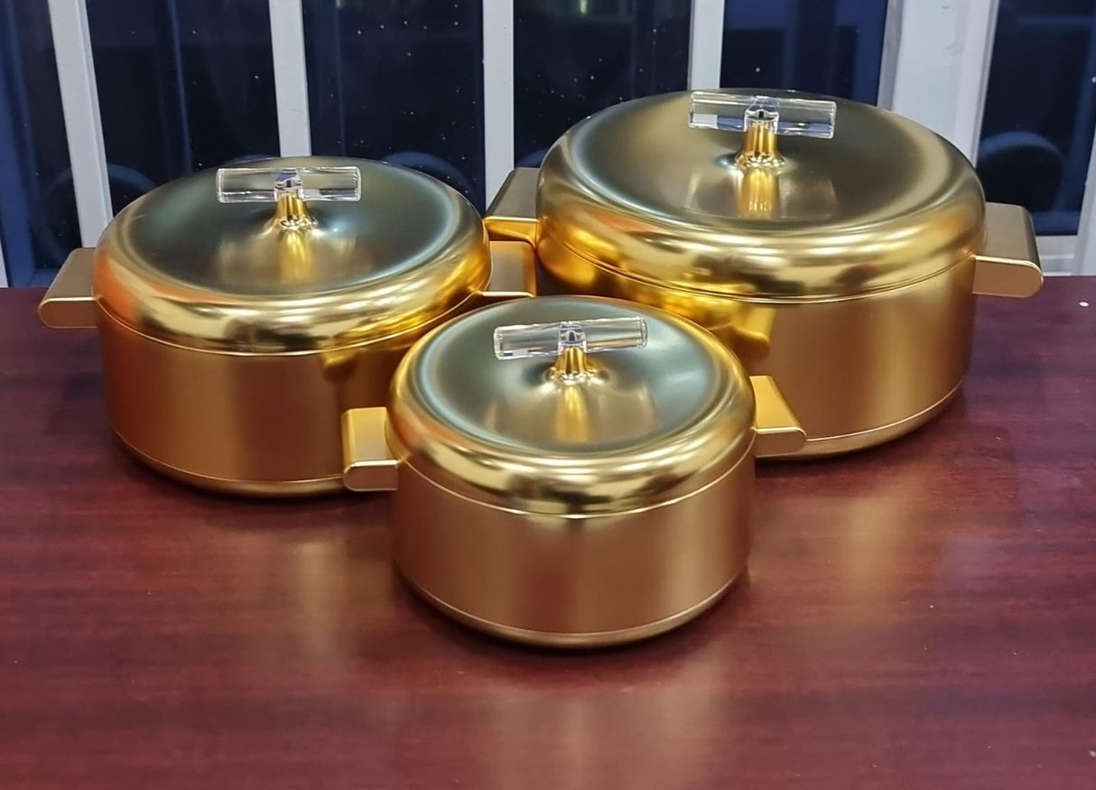 Unique Very High quality forever gold insulated hotpots