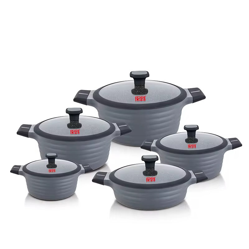 10pcs Set UCCLIFE Granite Coookware Set