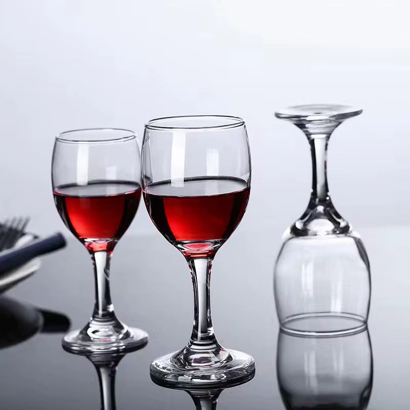 Crystall Clear Glass Wine Glasses 6pcs