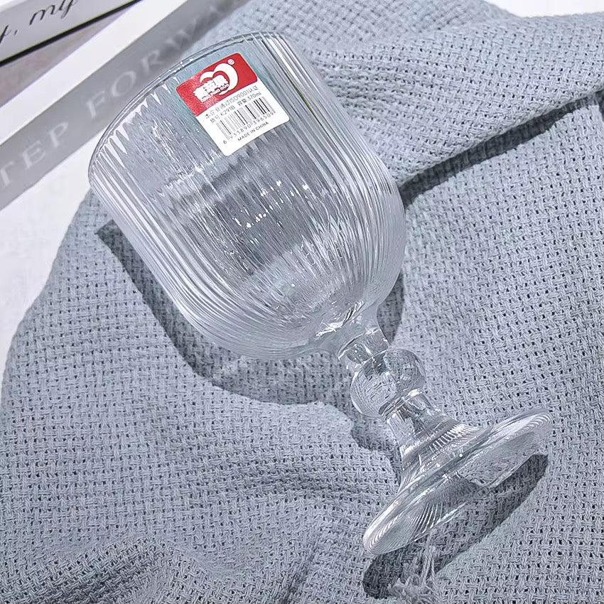 Glass goblet,370 ML Snifter Glasses | Set of 6