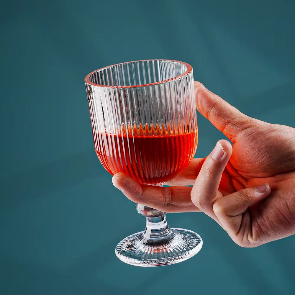 Glass goblet,370 ML Snifter Glasses | Set of 6