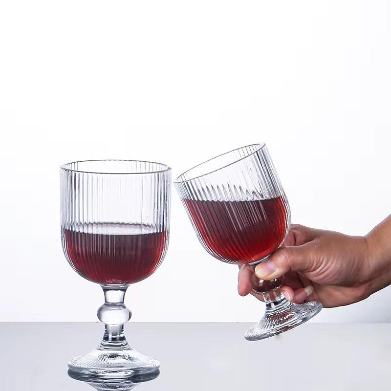 Glass goblet,370 ML Snifter Glasses | Set of 6