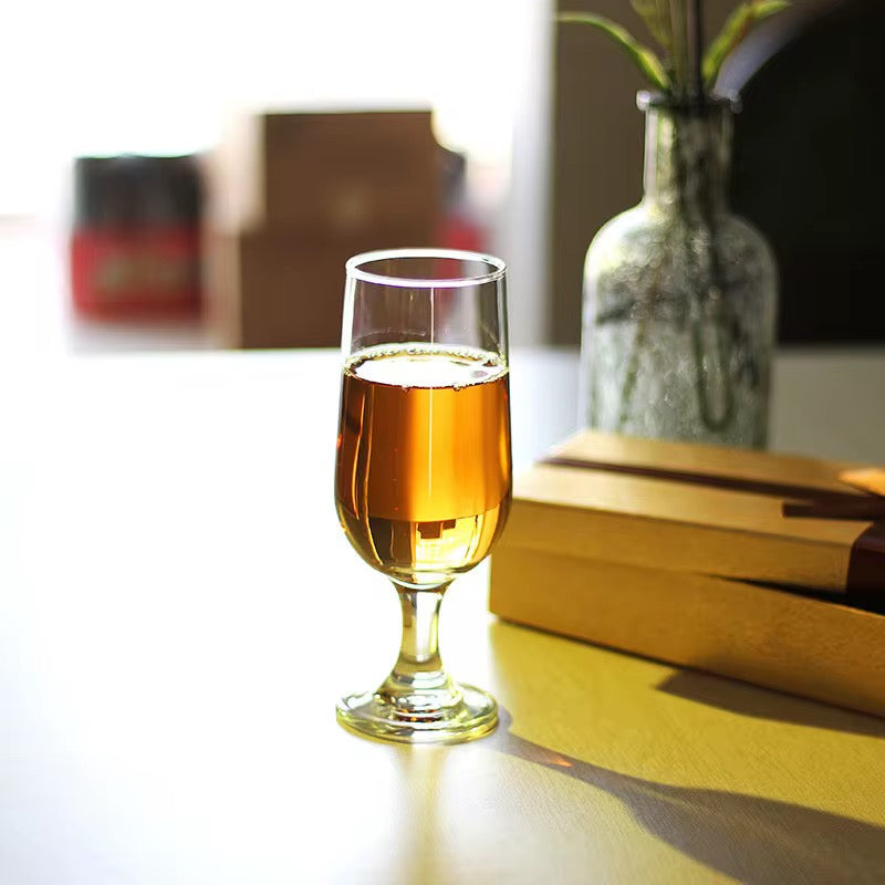 Stemmed Cocktail Mixing Glass,350ml Thicker Bar Tools Crystal Cocktail Stirring Wine Glass