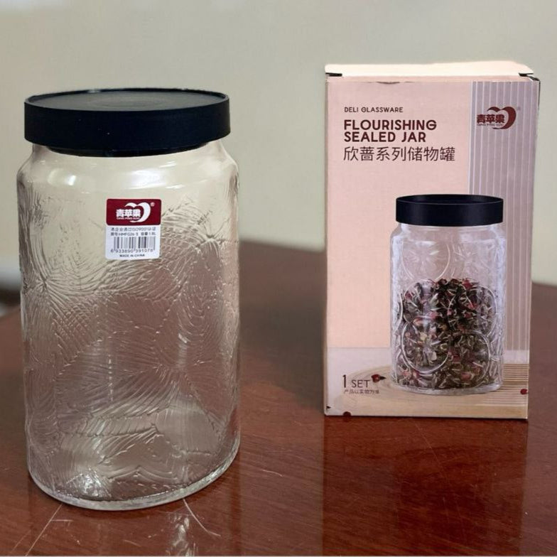 3Pcs Deli Flourishing Sealed Food Storage Jar 2.2L