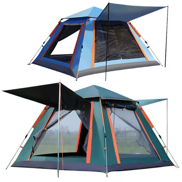 Instant Automatic Camping Tent Sun Protection with Cabin Tent 3-4 person