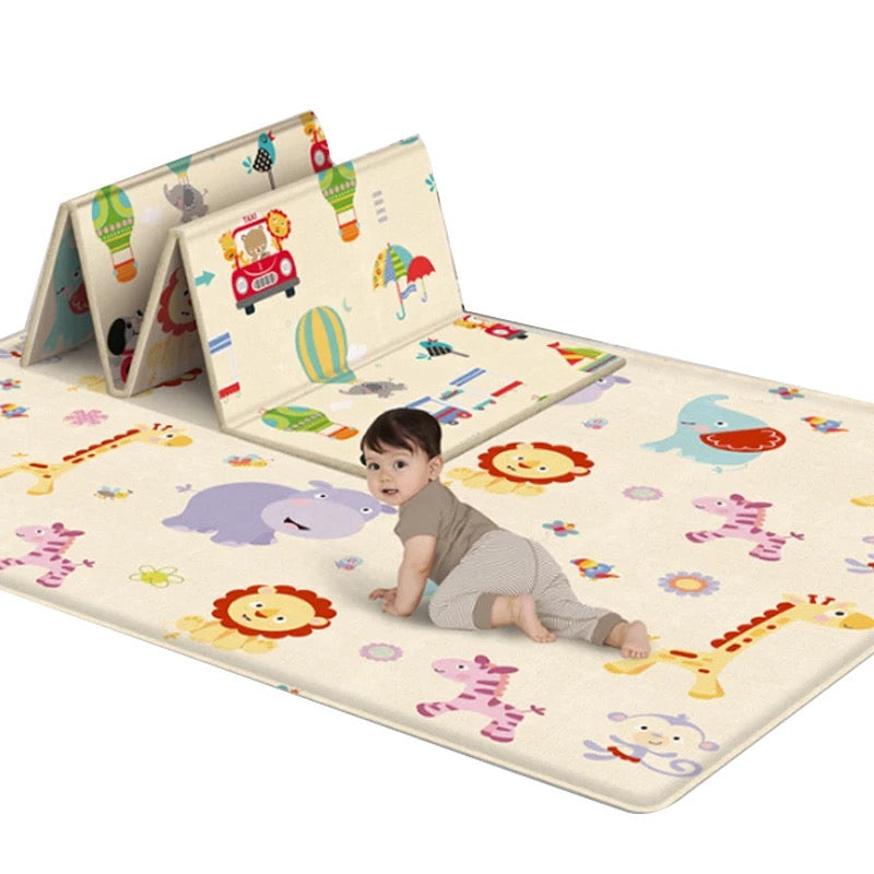 Baby Play Mat Foldable and Waterproof, Perfect for Floor Play Reversible and Versatile Playmat