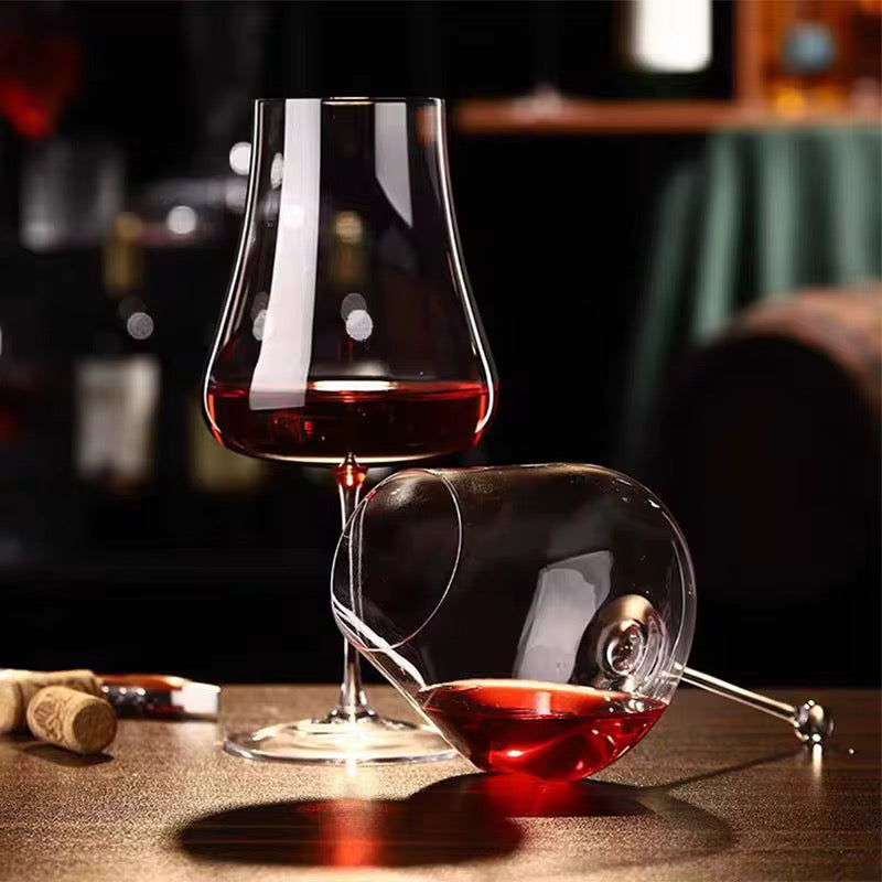 Goblet High Capacity Ultra Thin Wine Glass Big Belly Cup Crystal Drinkware Wedding Gift Goblet Champagne Glasses Hotel Party 6pcs