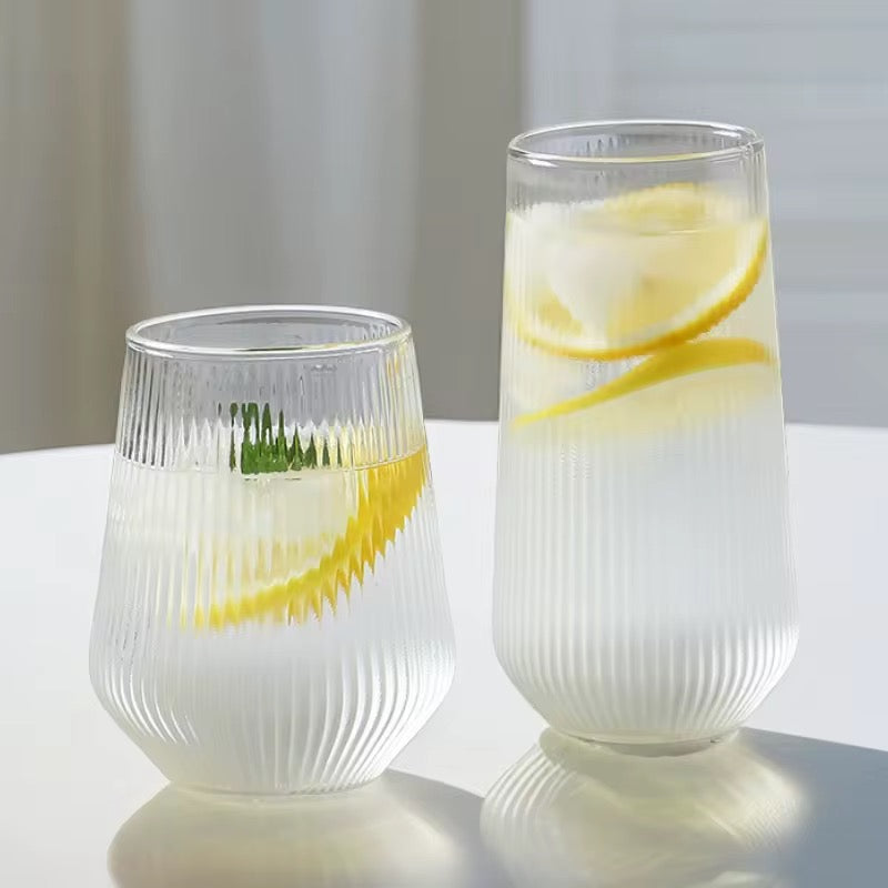 High temperature Transparent glass cup For Juice Coffee Water