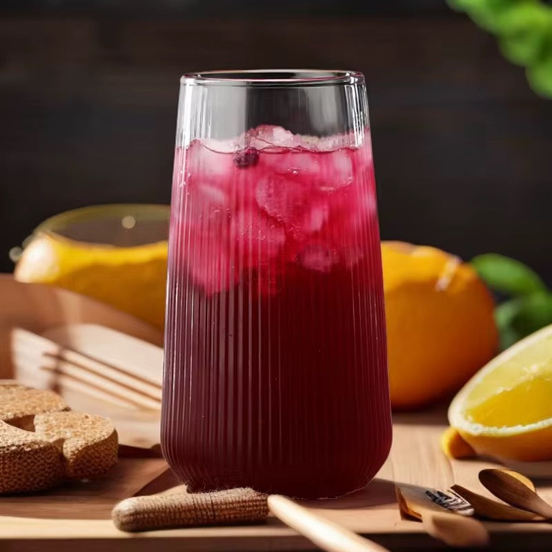 High temperature Transparent glass cup For Juice Coffee Water