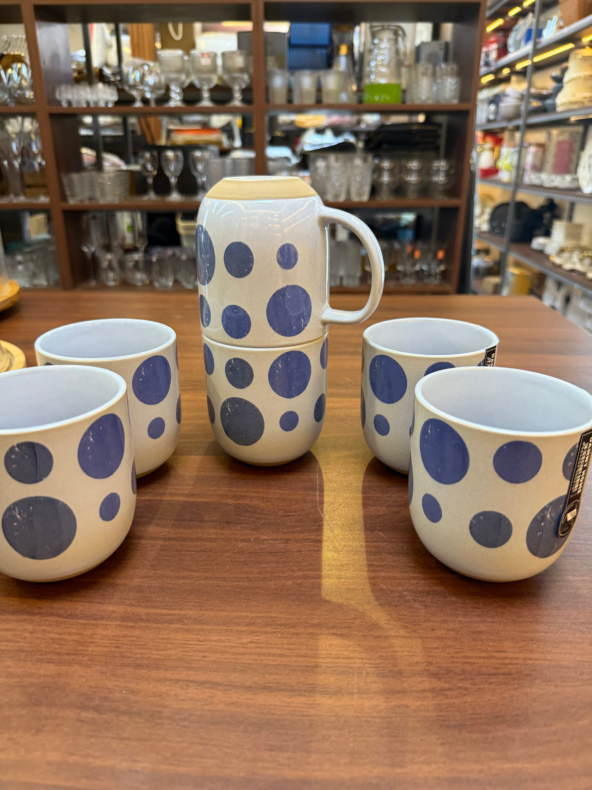 Danny Home Porcelain Bubbles Mug Set 6pcs 12.5cm Coffee & Tea Cups | Elegant Kitchenware Kenya
