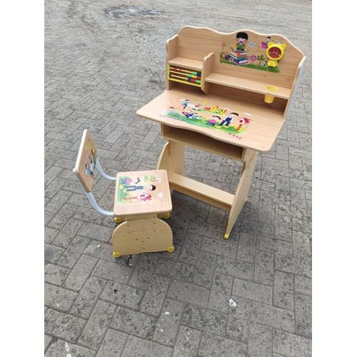Wooden Kids Study Desk With Chair