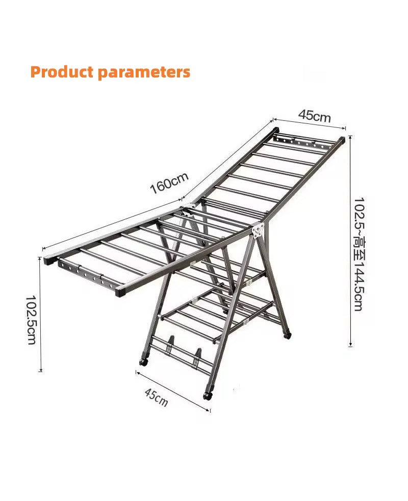 Foldable Clothes Drying Rack & Laundry Drying Rack for Indoor Outdoor Use, Cloth Drying Rack, Hanging Rack, Clothes Airer, Cloth Drying Stand, Laundry Rack