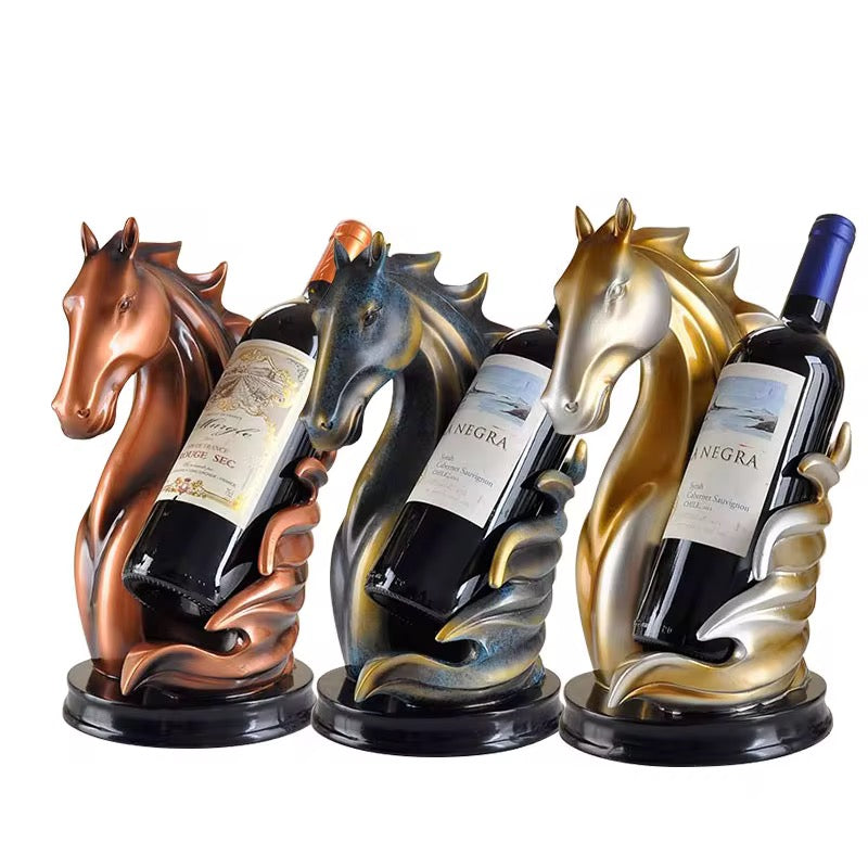 Horse-Shaped Display Rack Wine Rack Statue Creative Wine Bottle Rack Restaurant bar Wine Craftsmanship