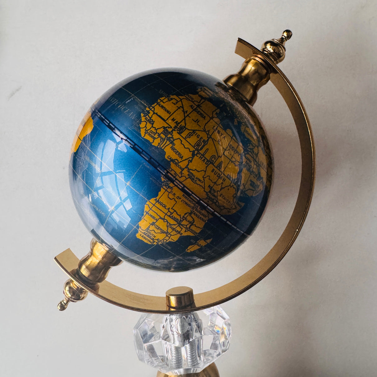 Luxury World Globe with Marble Base Elegant Home & Office Decor Gift