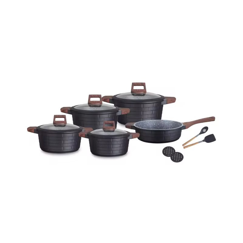 13pcs UccLife Granite Cookware Set With Induction Base