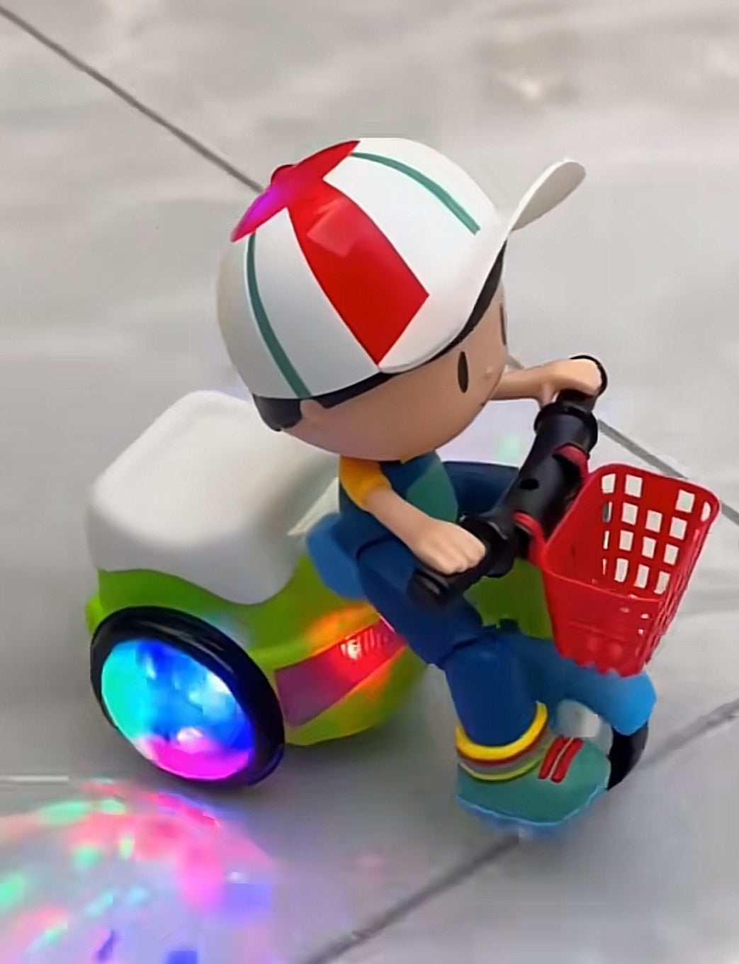 Tricycle stunt toy