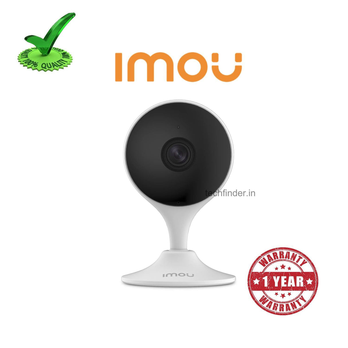 Imou Cue 2 Wireless 1080P Wi-Fi Security Camera | Human Detection, Night Vision, Abnormal Sound Alarm, Two-Way Audio