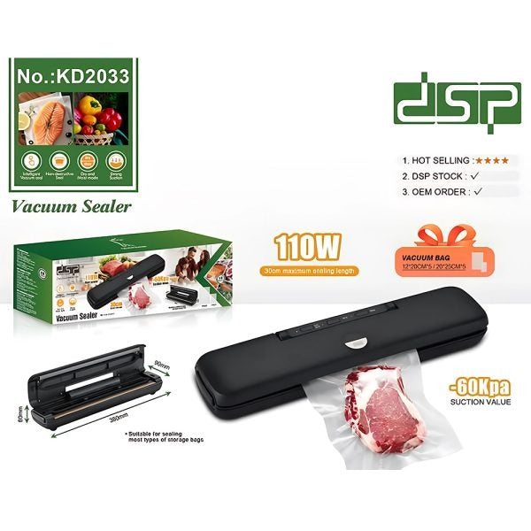 Food vacuum sealer machine