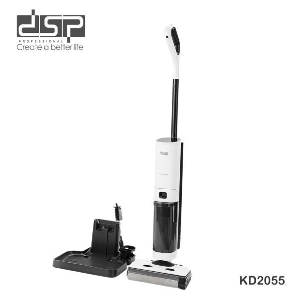 DSP Cordless 3-in-1 Shampooer Cleaner – Vacuum, Wash & Self-Clean – 21.6V, 178W, 1000ml Tank | BLDC Motor, LED Display