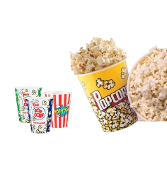 Lamsa Plastic Popcorn Cup