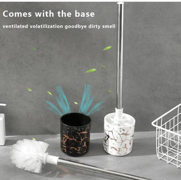 Marble toilet brush