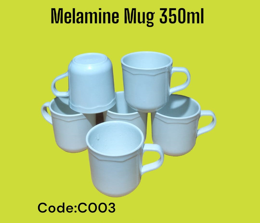 6pcs Melamine Mug 350ml